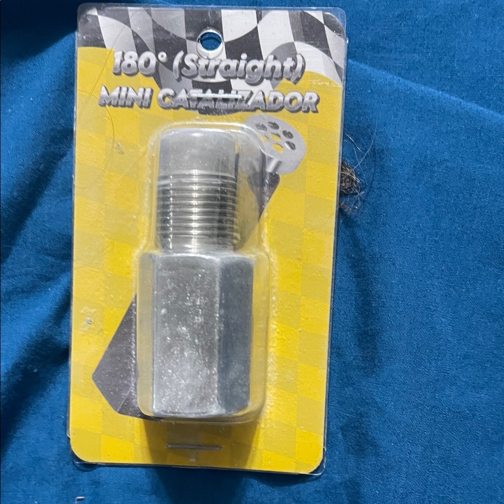 Mini Catalizador 180° Straight Adapter - Silver